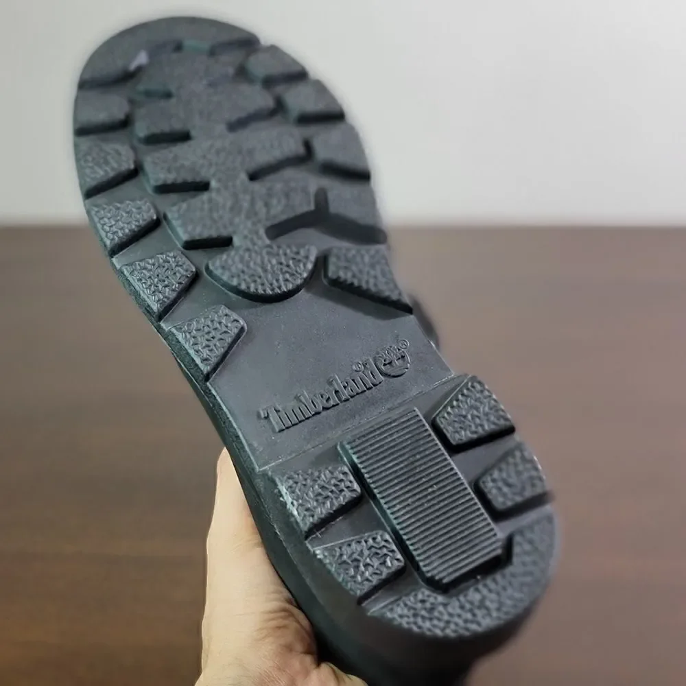 Timberland Premium Black Leather Boots Waterproof